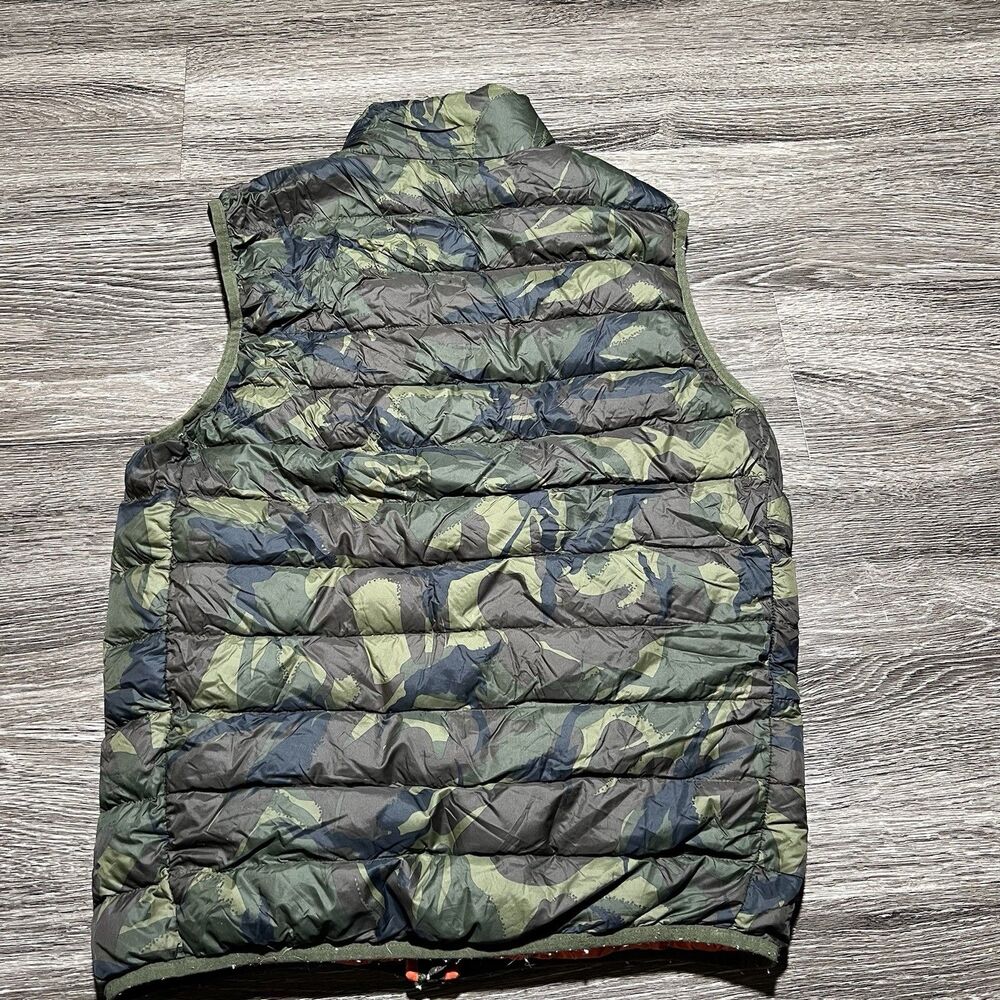 Men's Camo Quilted Puffer Vest - Green - Picture 5 of 10